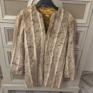 Faux fur coat vintage